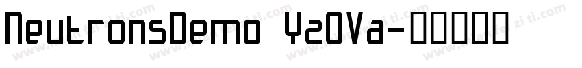 NeutronsDemo Yz0Va字体转换